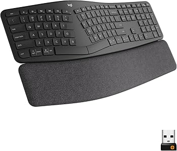 Amazon.com: Logitech Ergo K860 Wireless Ergonomic Keyboard & Lift